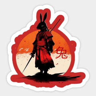 Samurai Rabbit Sticker